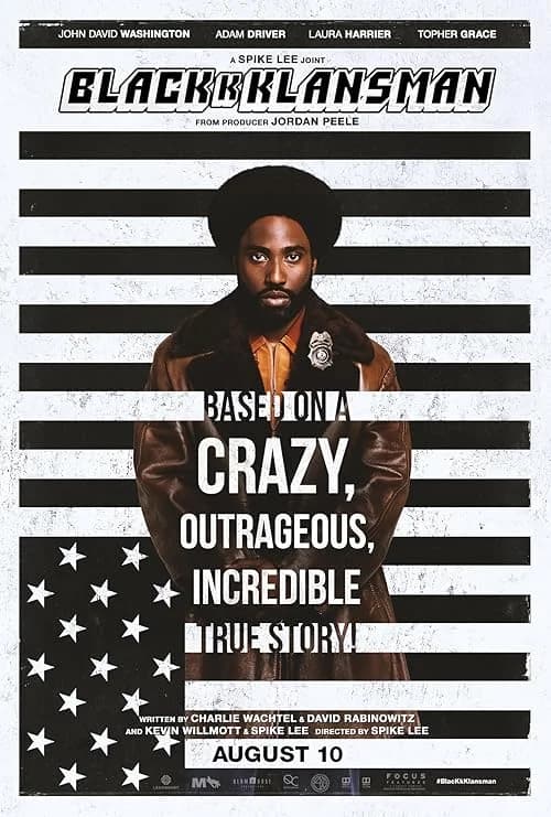 BlacKkKlansman film posteri