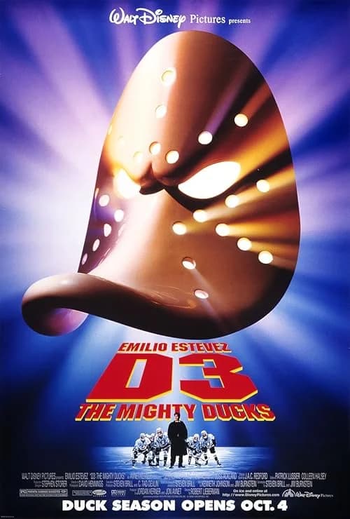 D3: The Mighty Ducks film posteri