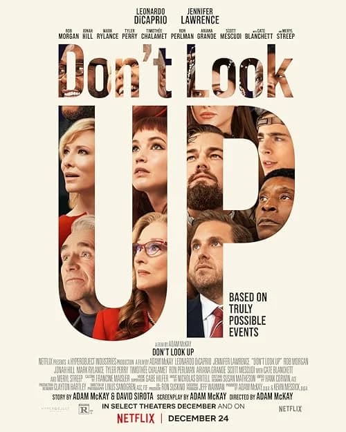 Don't Look Up film posteri
