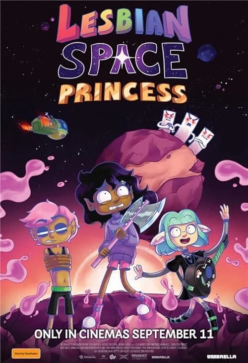 Lesbian Space Princess film posteri